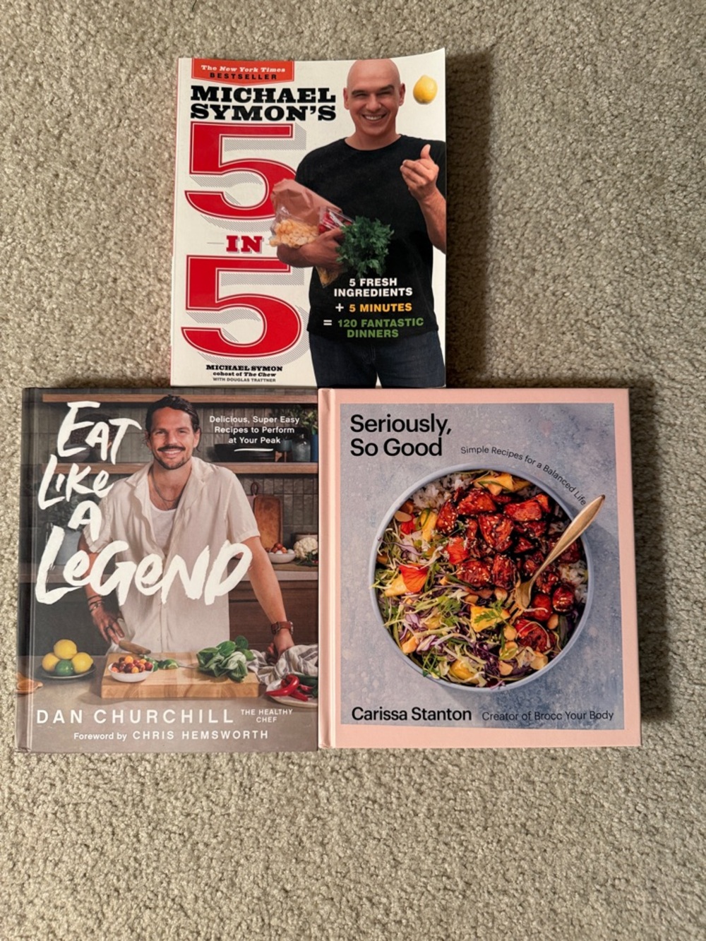 Set of Three (3) cookbooks